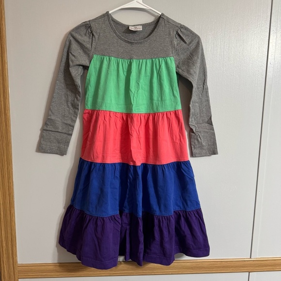 Hanna Andersson Colorblock Dress Size 8 - Picture 8 of 8